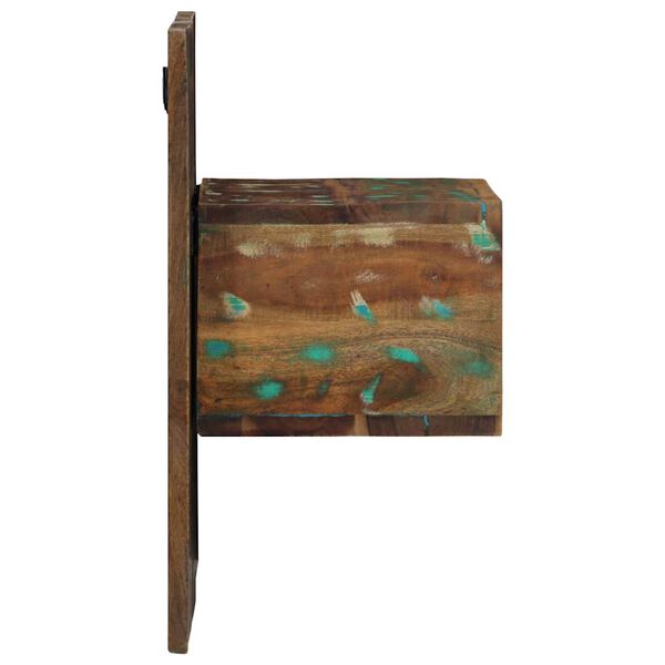 vidaXL Szafka nocna, kolorowa, 50x27x50 cm, lite drewno odzyskane