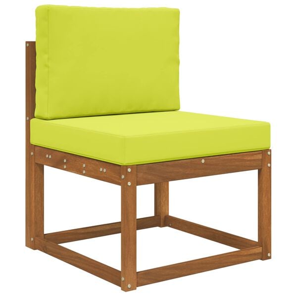 vidaXL Poduszka do sofy na zewnątrz 2 pcs Zielony Poliester