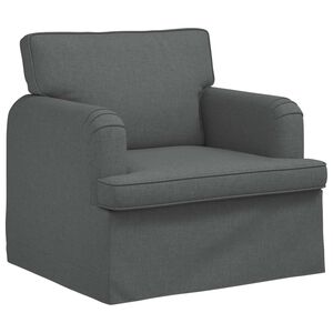 vidaXL Sofa Ciemnoszary 84 x 80 x 85 cm tkanina