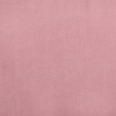 vidaXL Sofa dla dzieci, różowa, 70x45x26,5 cm, aksamit