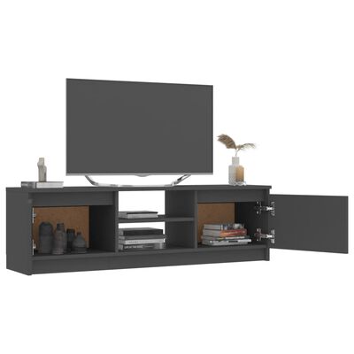 vidaXL Szafka pod TV, szara, 120x30x35,5 cm, materiał drewnopochodny