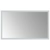 vidaXL Lustro łazienkowe LED przezroczysty 50 x 30 cm szkło hartowane