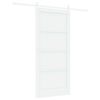 vidaXL Drzwi przesuwne 93 x 202 cm Drewno inżynieryjne Biały
