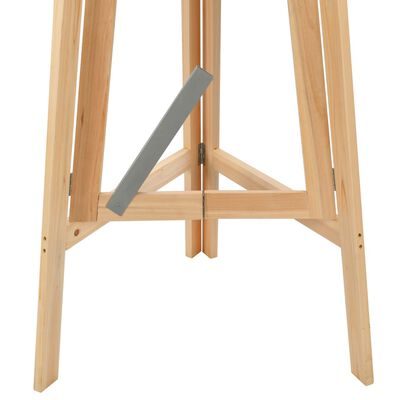 vidaXL Składany stolik barowy, 78 cm, drewno jodłowe