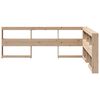 vidaXL Regał na książki z zagł&oacute;wkiem, 160 cm, lite drewno sosnowe