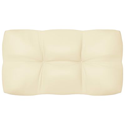 vidaXL Poduszki na sofę z palet, 7 szt., kremowe