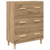 vidaXL Highboard z szufladą Dąb rzemieślniczy 69,5 x 34 x 180 cm