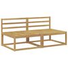 vidaXL Środkowa sofa ogrodowa Biały 158 x 83 x 73 cm