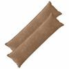vidaXL Poszewka na poduszkę 2 szt. HOUTEN brązowy 40 x 145 cm