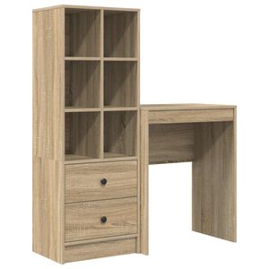 vidaXL Biurko Dąb Sonoma 105,5 x 34 x 127 cm 2 szt.