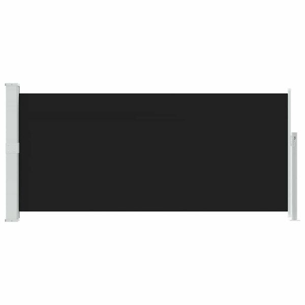 vidaXL Zwijana markiza boczna, 140 x 300 cm, czarna