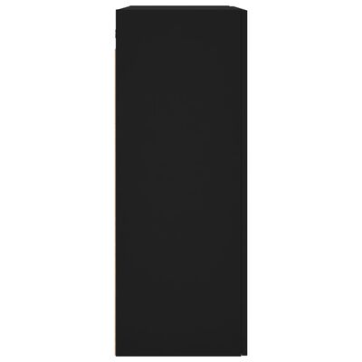 vidaXL Szafka wisząca, czarna, 69,5x34x90 cm