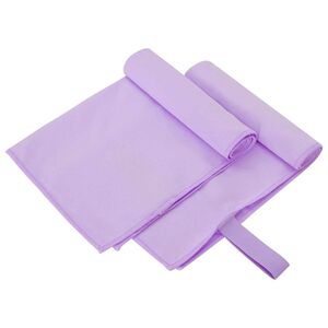 vidaXL Ręczniki Sportowe 2 pcs Fioletowy 50 x 30 cm