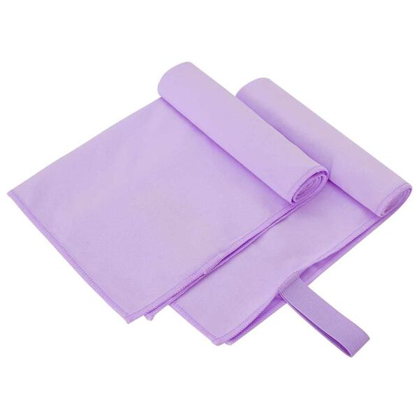 vidaXL Ręczniki Sportowe 2 pcs Fioletowy 50 x 30 cm
