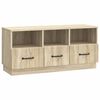 vidaXL Szafka pod telewizor z szufladą dąb Sonoma 102 x 34,5 x 47 cm