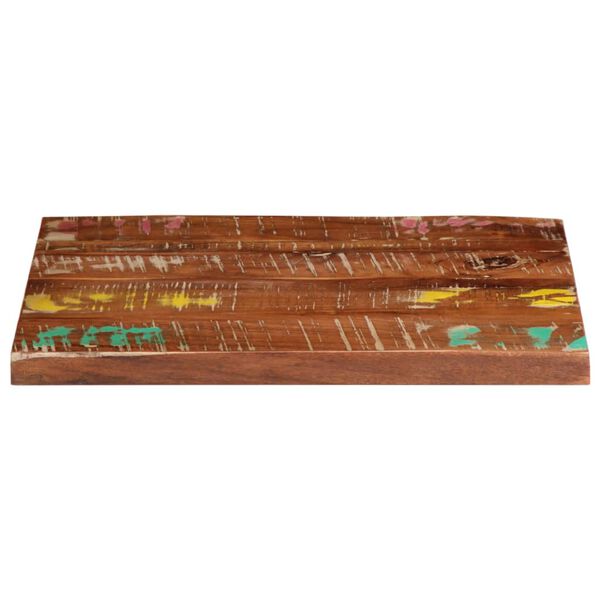 vidaXL Blat stołu, 60x50x3,8 cm, prostokątny, lite drewno z odzysku