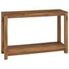 vidaXL Konsola naturalny 110 x 35 x 75 cm Lite drewno teakowe