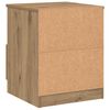 vidaXL Szafka nocna, dąb artisan, 40x40x50 cm, materiał drewnopochodny