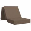vidaXL Składana Sofa Ł&oacute;żko 75 x 63 x 45 cm Szarobeżowy