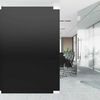 vidaXL Folia okienna statyczna, matowa, czarna, 90x500 cm, PVC