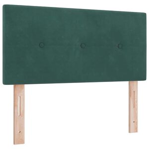 vidaXL Zagł&oacute;wek Ciemna zieleń 80 cm Aksamit