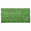 vidaXL Parawan balkonowy, zielone liście, 300x150 cm