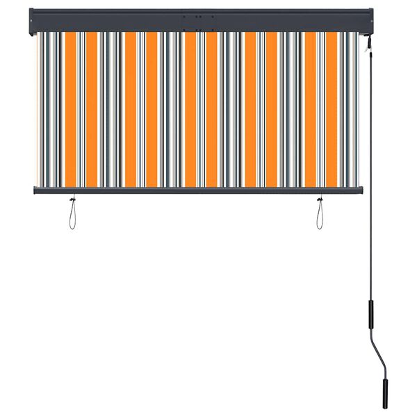 vidaXL Roleta zewnętrzna, 120x250 cm, ż&oacute;łto-niebieska