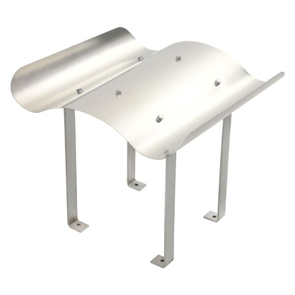 vidaXL Nasada kominowa ze stali nierdzewnej, 60 x 60 x 38 cm