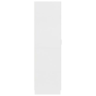 vidaXL Szafa, biała, 80x52x180 cm, materiał drewnopochodny