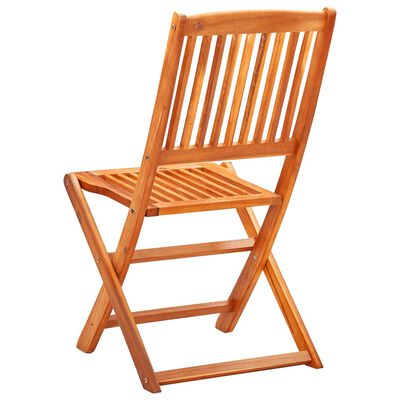 vidaXL Składane krzesła ogrodowe, 6 szt., lite drewno eukaliptusowe
