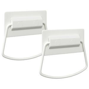 vidaXL Uchwyty do szafek 2 szt. Biały 85 x 45 mm Metal