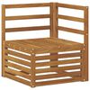 vidaXL Sofa narożna na zewnątrz Lite Drewno Akacji Naturalny