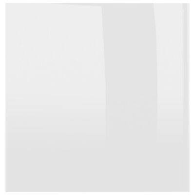 vidaXL Szafka ścienna, wysoki połysk, biała, 80x39x40cm, płyta wiórowa