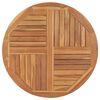 vidaXL Blat stołu, lite drewno tekowe, okrągły, 2,5 cm, 90 cm