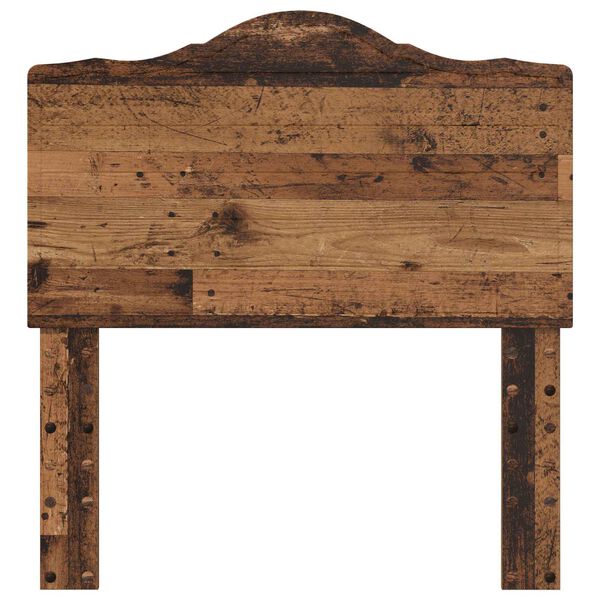 vidaXL Zagł&oacute;wek Stare drewno 75 cm Materiał drewnopochodny