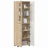 vidaXL Highboard Dąb Sonoma 60 x 35 x 182 cm Materiał drewnopochodny