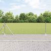 vidaXL Słupek ogrodzeniowy. Srebrny 10 x 0,4 m (siatka 60 x 60 mm)