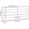 vidaXL Donica Antracyt 160 x 40 x 75 cm Stal