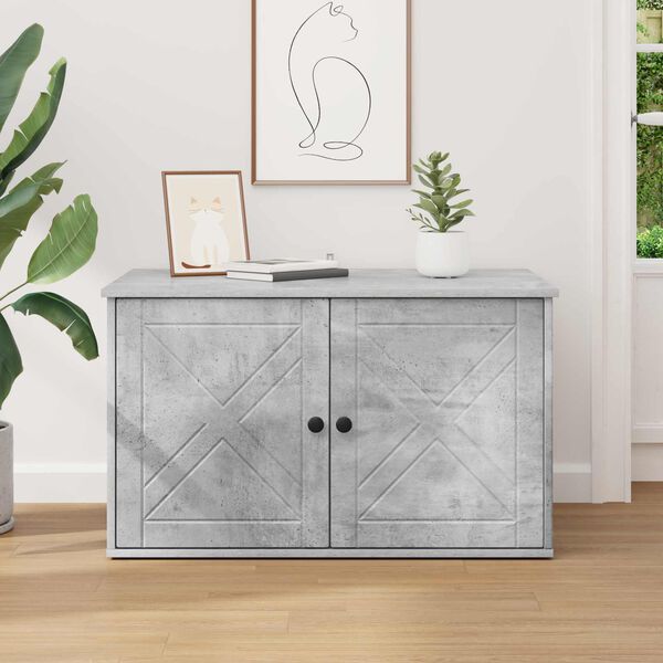 vidaXL Koty Dom Betonowy 85 x 55 x 50 cm Materiał drewnopochodny