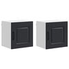 vidaXL Front do zmywarki Kalmar 2 pcs Czarny 40 x 31 x 40 cm