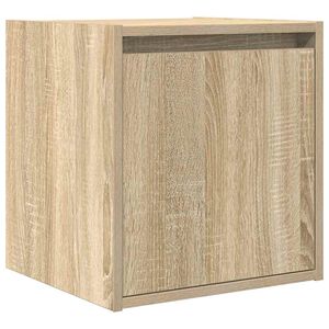 vidaXL Szafka nocna ścienna Sonoma Oak 38x34x40 cm