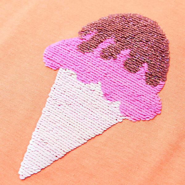 Koszulka dziecięca, neonowy pomarańcz, 104