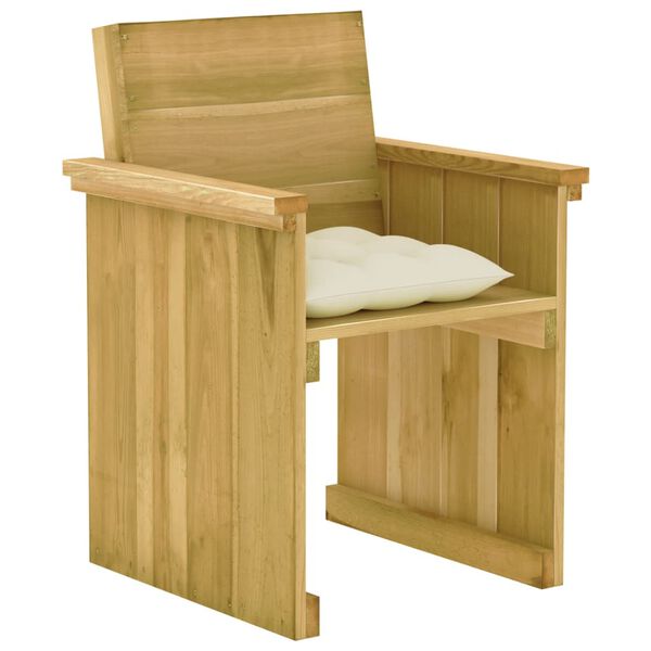 vidaXL 5-cz. zestaw mebli ogrodowych z poduszkami, impregnowana sosna