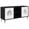 vidaXL Szafka pod telewizor HANAU 102 x 33 x 51 cm Czarny dąb