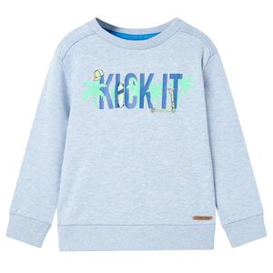 Bluza dziecięca, jasnoniebieski melanż, 104
