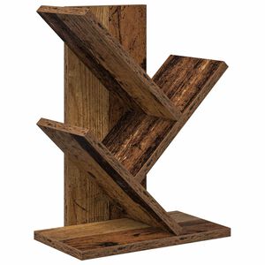 vidaXL Regal na książki w kształcie drzewa 3-poziomowy 30 x 18 x 40 cm