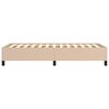 vidaXL Rama ł&oacute;żka, cappuccino, 80x200 cm, obita sztuczną sk&oacute;rą
