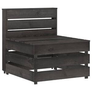 vidaXL Ogrodowa sofa środkowa z palet, impregnowane drewno sosnowe