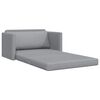 vidaXL Sofa Bed 110cm Jasnoszary tkanina