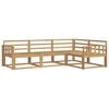 vidaXL Zestaw sof na zewnątrz 4 pcs Biały 247,5 x 168,5 x 73 cm